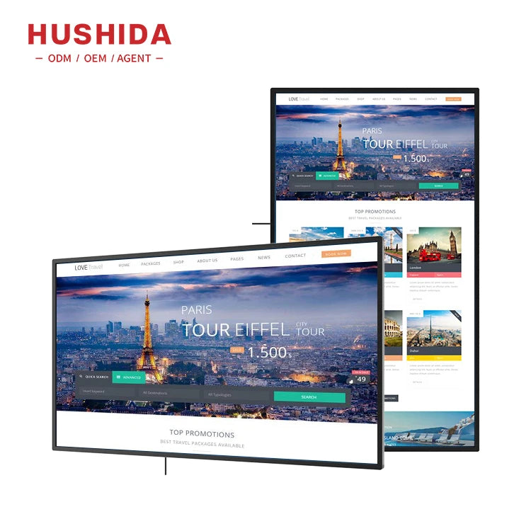 Customized 10 21 32 43 49 Inch Lcd Multi Led Interactive All in One Pc Industrial Lcd Touch Screen Monitors