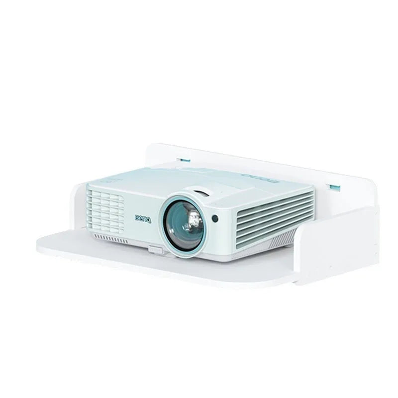 WiFi Router Set-Top Box Modern Simple Wall Hanging Rack Non-Punchable Headboard Projector Stand with Wall Storage