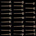 Yiwu Hot Sale Custom OEM 26 a to Z DIY Barrettes Hairpin Hair Accessories Bobby Pins Alphabet Single Letter Hair Clip With Words