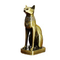 Bastet Statue Metal Egyptian Cat God Figurine Die Cutting Printed Ancient Egypt Metal Sculpture Home Desk Office Decoration Gift