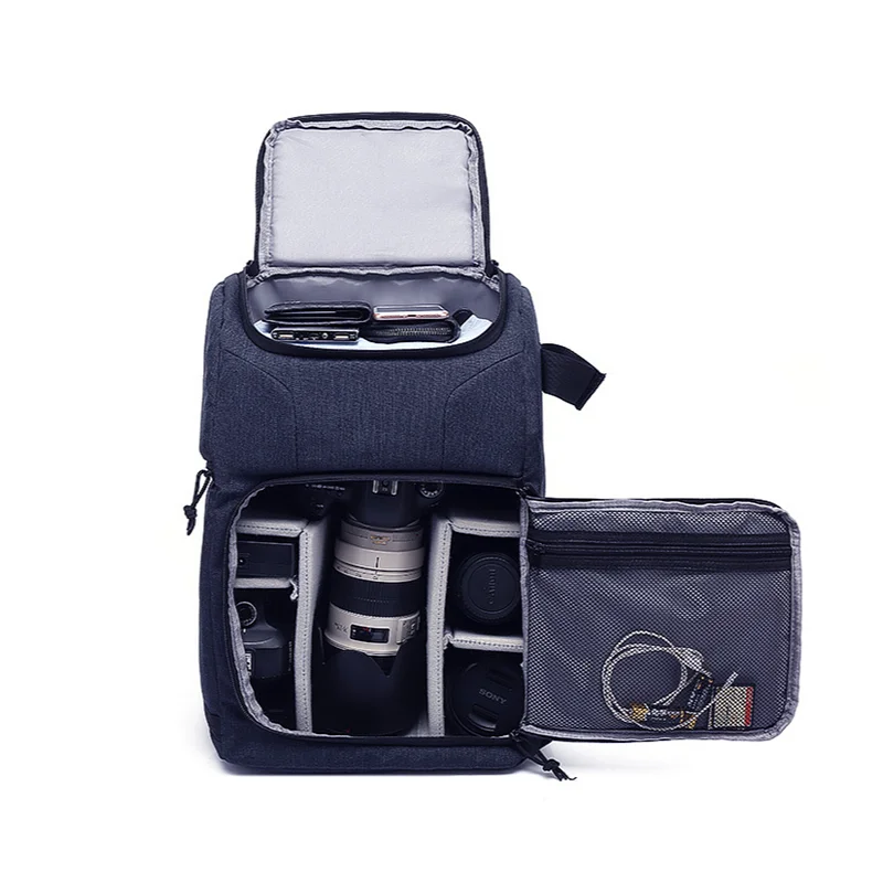 Professional Multifunctional SLR Camera Bag Large Capacity Camera Bag Double Shoulder Waterproof Travel Photography Bag