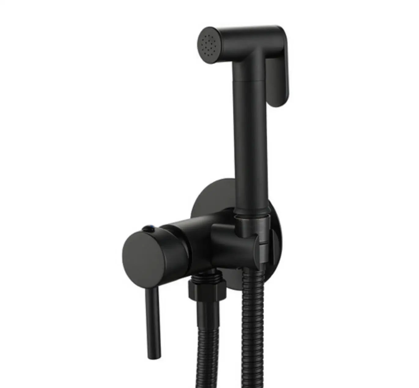 Good Quality Matte Black Bathroom Bidet Spray Faucet Wall Mount Brass Toilet Bidet Sprayer Set