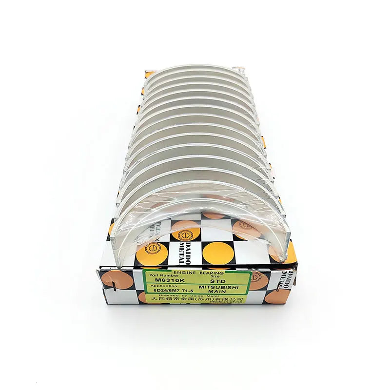 Excavator 6M70 6D24 M6310K Main Bearing and Connecting Rod Bearing ME994204 ME994419 Suitable for Mitsubishi Engine Parts