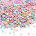 Supply 500g Glitter PVC Cherry Blossoms Colorful Flower Sequins for Girls Nail DIY Art Fashion Decoration Accessories