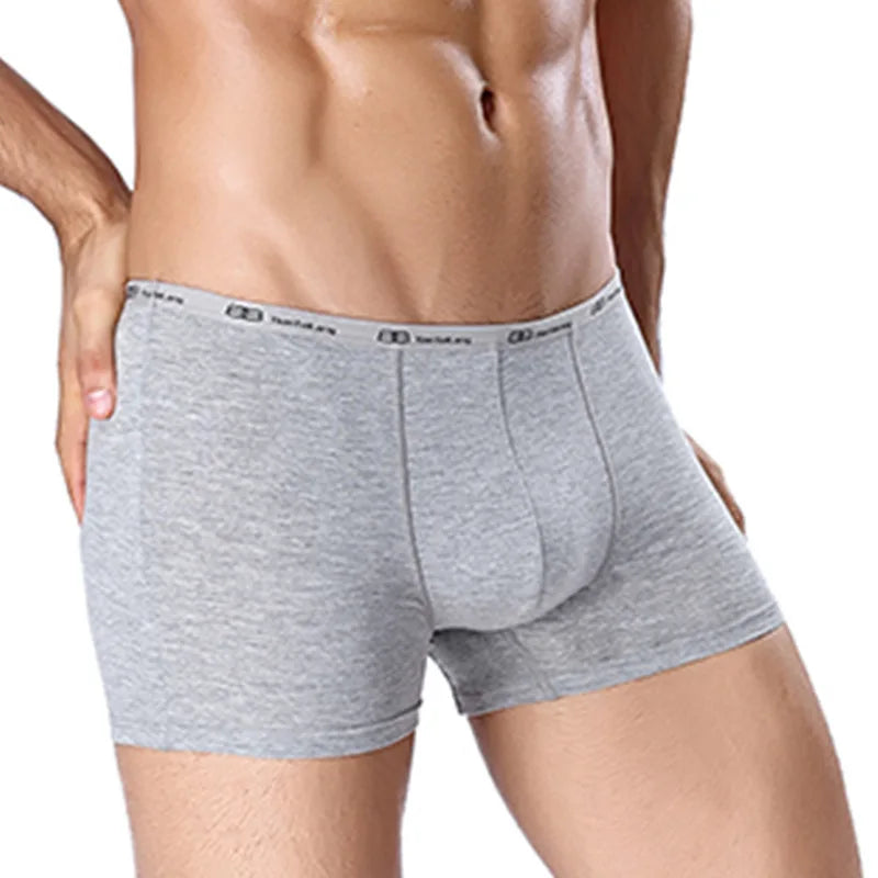 YACHEN- 6648 Newly Fashion Men's Boxer Underwear Letter Under Hants Bamboo Fabric Breathable Briefs Customized Man's Boxer