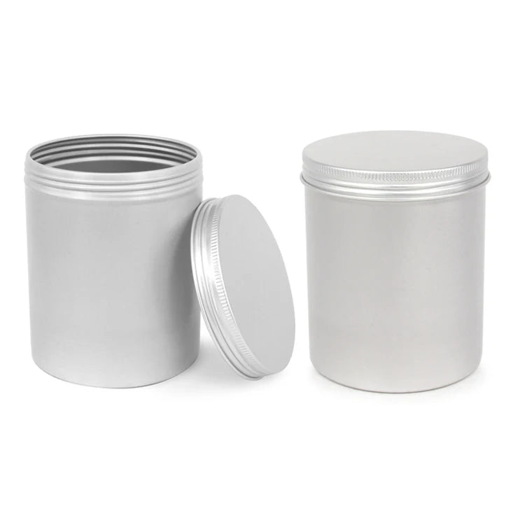 500g Colorful Printing Aluminum Tin Aluminum Round Food Can Aluminum Jar Container with Screw Lid