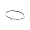 Minimalist Round Zircon Stackable Rings 925 Sterling Silver Classic Thin Finger Rings for Women OL Fine Jewelry