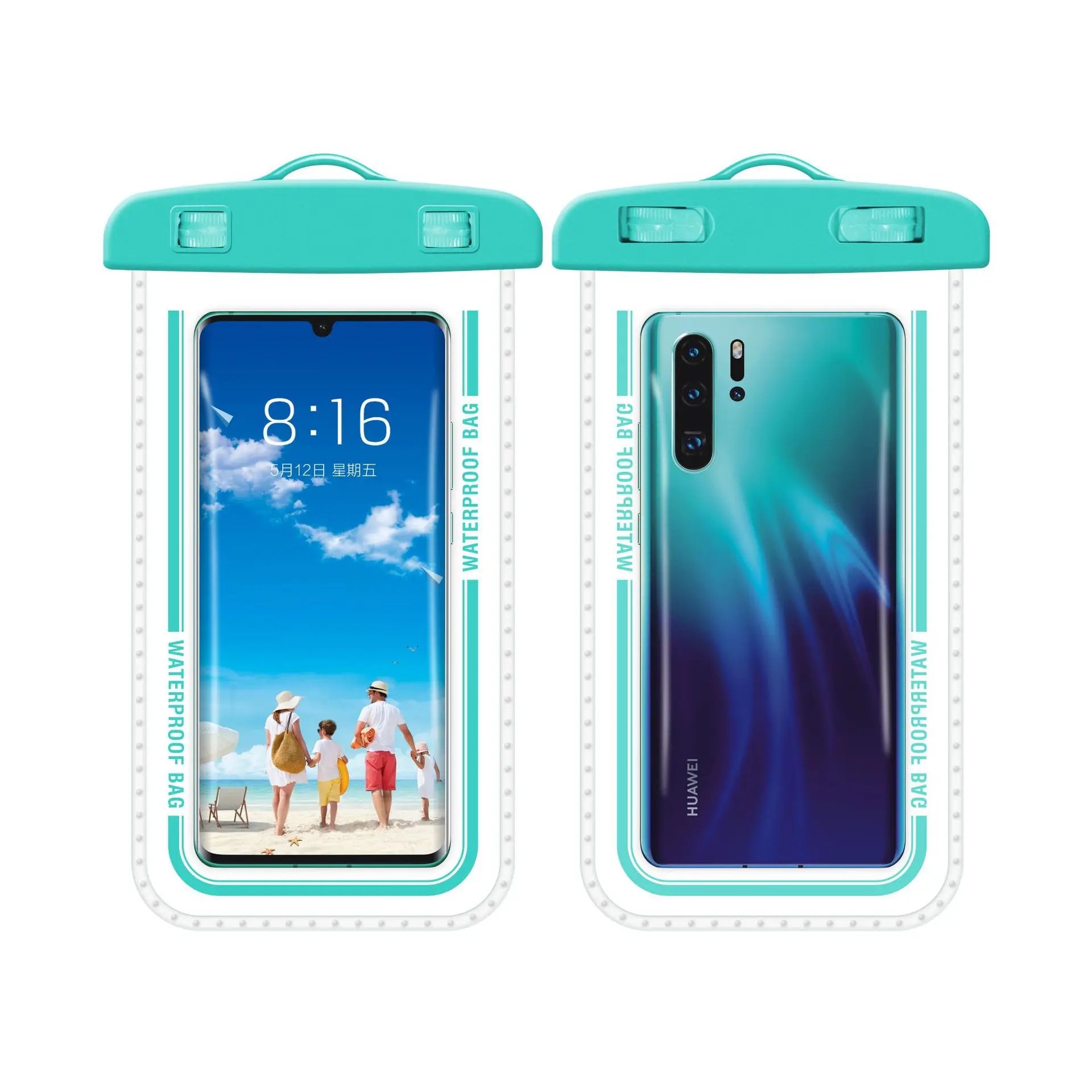 New 99% Universal Outdoor Diving Large Transparent Swimming Mobile Phone Waterproof Bag