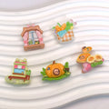 Fairy Garden House Embellishment Cute Flatback Resin Cabochons Cute Charms for DIY CraftsSlimeScrapbooking MegaBDM