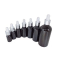 Stock 5ml 10ml 15ml 20ml 30ml 50ml 100ml Original Amber/Clear Glass Bottle Dropper Recyclable Cosmetic Packaging for Essential