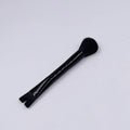 New Arrival Travel-Friendly Wool Bristles Plastic Handle Fan Makeup Brush for Face Nose Contour Sculpting and Defining Tool