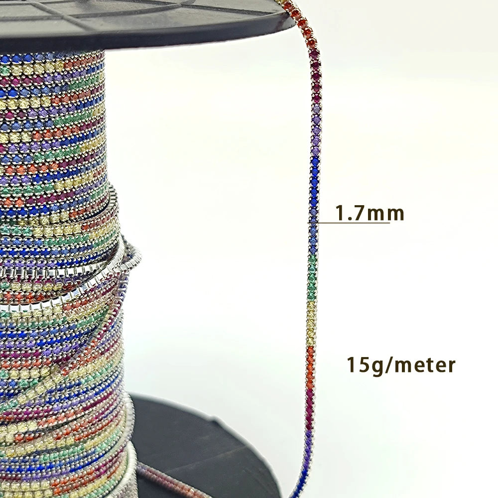 New Arrival Fine Silver Tennis Chain Sterling Chains 925 Solid Iced Out Custom Jewelry Bracelet Tennis Roll Necklace