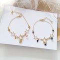 Moon and Star Dream Color Adjustable Chain Bracelet Gold Fashion Bracelet Women Wholesale