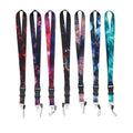 Custom Logo JDM Lanyards Racing Sport Style Work ID Card Mobile Cellphone Holder Neck Keychain Tag Quick Disassembly Lanyard