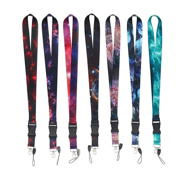 Custom Logo JDM Lanyards Racing Sport Style Work ID Card Mobile Cellphone Holder Neck Keychain Tag Quick Disassembly Lanyard