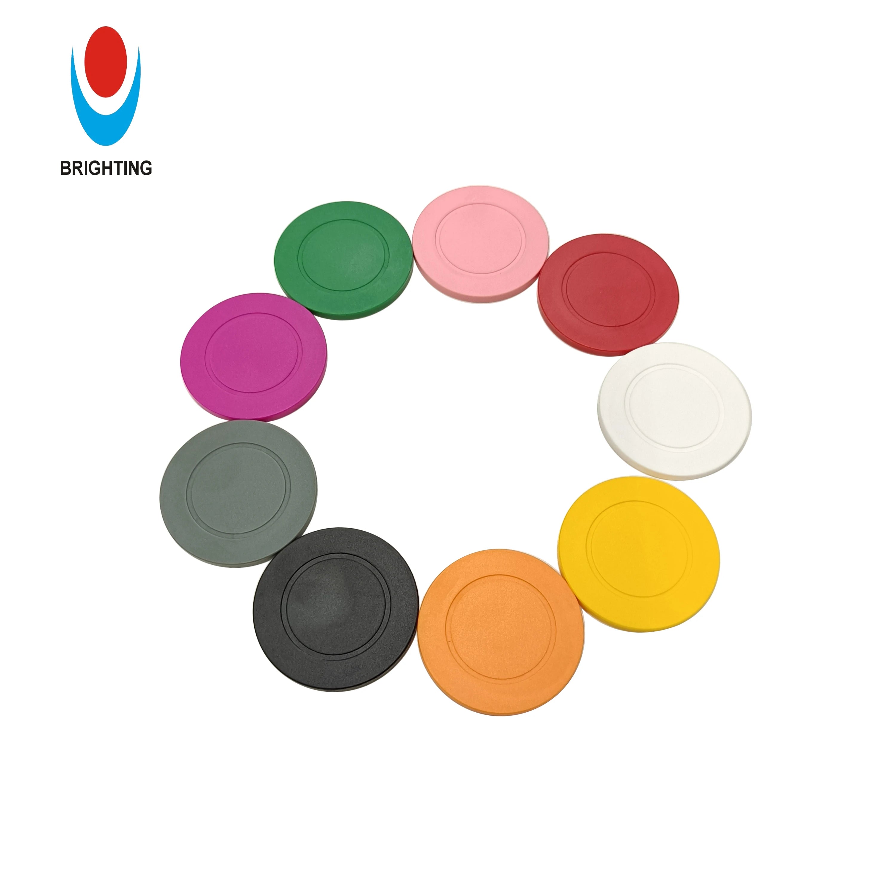 Casino-Quality Professional Poker Chips Customized Clay Material Printed Soft Velvet Bag ABS Origin Dia Size Chips