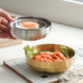 15cm 13.5cm 12cm 9cm Dinnerware Stainless Steel Sauce Dish Dipping Bowls Snack Dessert Bowls