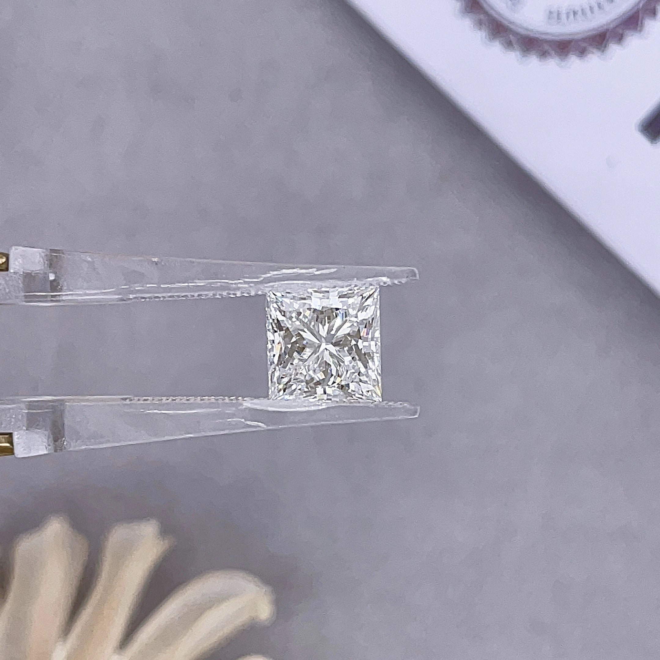 Starsgem  Lab Grown Diamond 1CT HPHT Square  Shape Princess Cut  IGI  Certificated Lab Created Diamond Loose