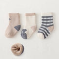Wholesale New Terry Thickened Crew Winter Socks for Kids 100% Cotton Casual Style for New Born Babies Toddlers Boys Girls