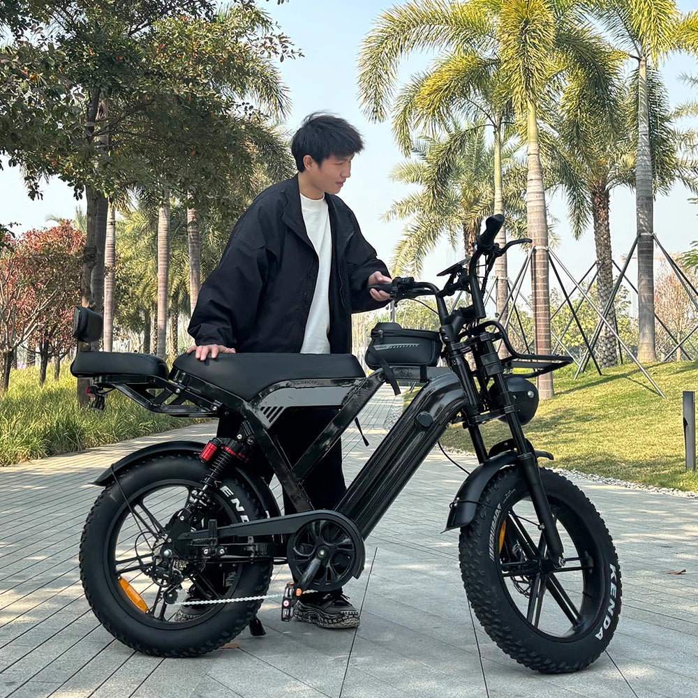 EU Stock 20inch Fat Tire Electr Bike  Price V8 E Bike VOMO X50 Ebike 250W Motor Battery Electric Bicycle Bike Electric