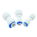 Quick Fittings Water Pipe Conectores Rapidos De Fibra  3/8" 1/4" OD Straight Union Connector for RO Water Filter Reverse Osmosis