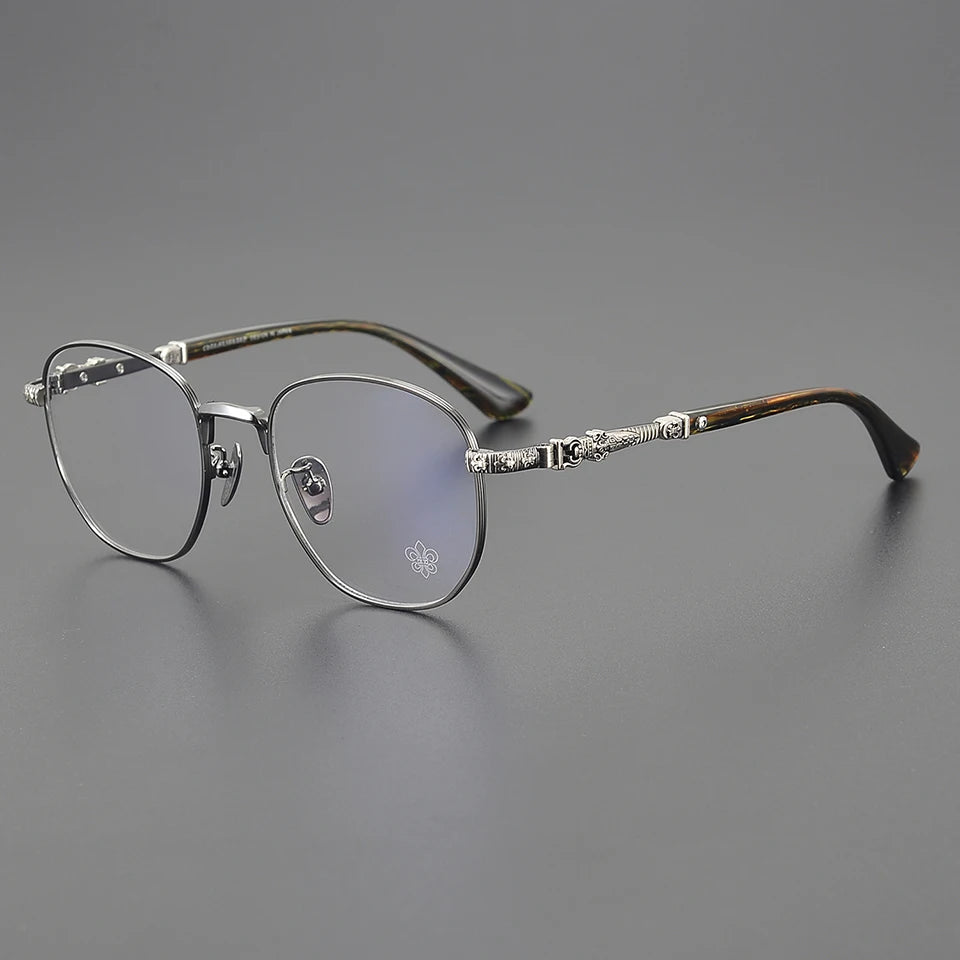 Red and White CH8008 Oval Lenses Kitchen Presbyopia Prescription Glasses Frame Designer Famous Brands Men Essential Eyewear