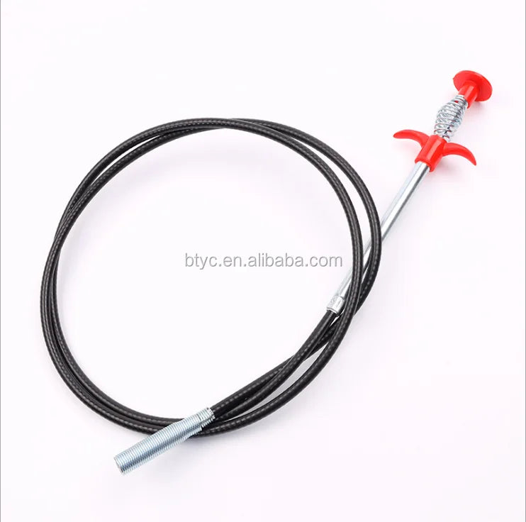 Cleaning Tool Drainage and Drainage Pipe Cleaning Rod Clogging Removal Tool 60/90/160cm Spring Pipe Dredging Tool Home Kitchen S