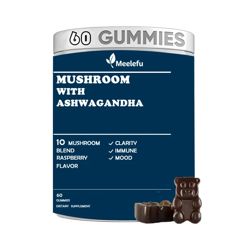 Private Label Amazon Best-Selling Lions Mane Mushroom Gummies Hot Newborn Vitamins for Brain Boosting