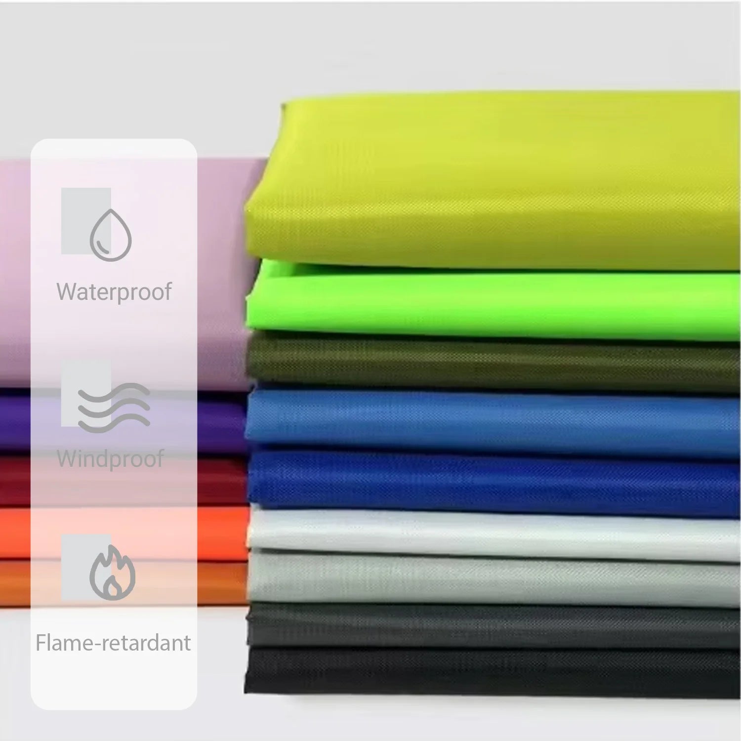 300D PVC-Coated Oxford Polyester Tent Fabric Waterproof Flame Retardant Ripstop Outdoor Camping Umbrella Woven Upholstery Bags