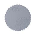 Yongli Scalloped Edge Protection Against Leaks and SpillsThin Lightweight Budget Board White Coasters