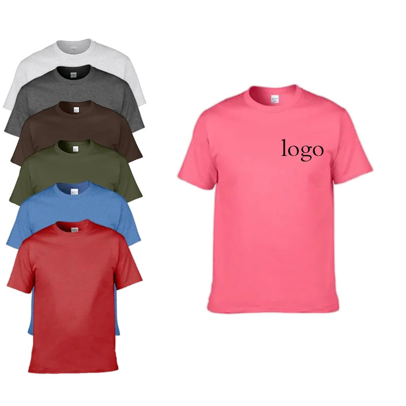OEM Custom Blank 20 Colors Sublimation Plain Design T-shirts Logo Printing High Quality 100% Cotton Man Unisex White T-shirts MegaBDM
