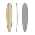 OEM Personal Custom Epoxy Surfboard EPS Core Durable Waterplaying Fiberglass Longboard
