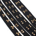 Factory Wholesale DIY Cotton Zinc Alloy Hook Eye Tape for Corset Clothing/Dancing Outfit/Dress