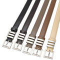 2023 Hot Selling 2.4cm Wide Real Leather Belt Fashion Elegant Pin Buckle Jeans Trousers Belts for Women