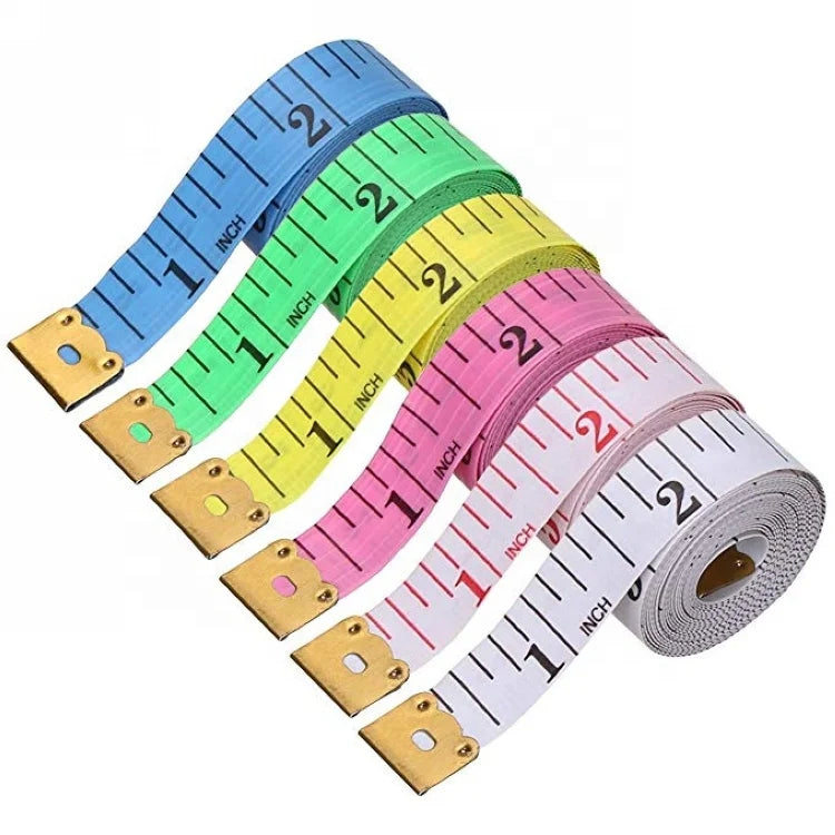 Free Shipping Inch Centimeter  2 in 1Soft 1.5M Sewing Ruler Body Measuring Ruler Sewing Tailor Tape Measure Meter Tape