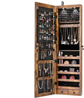 Wholesale Large Wooden Armoire Cabinet Stand Full Body Jewelry Mirror Storage Cabinet