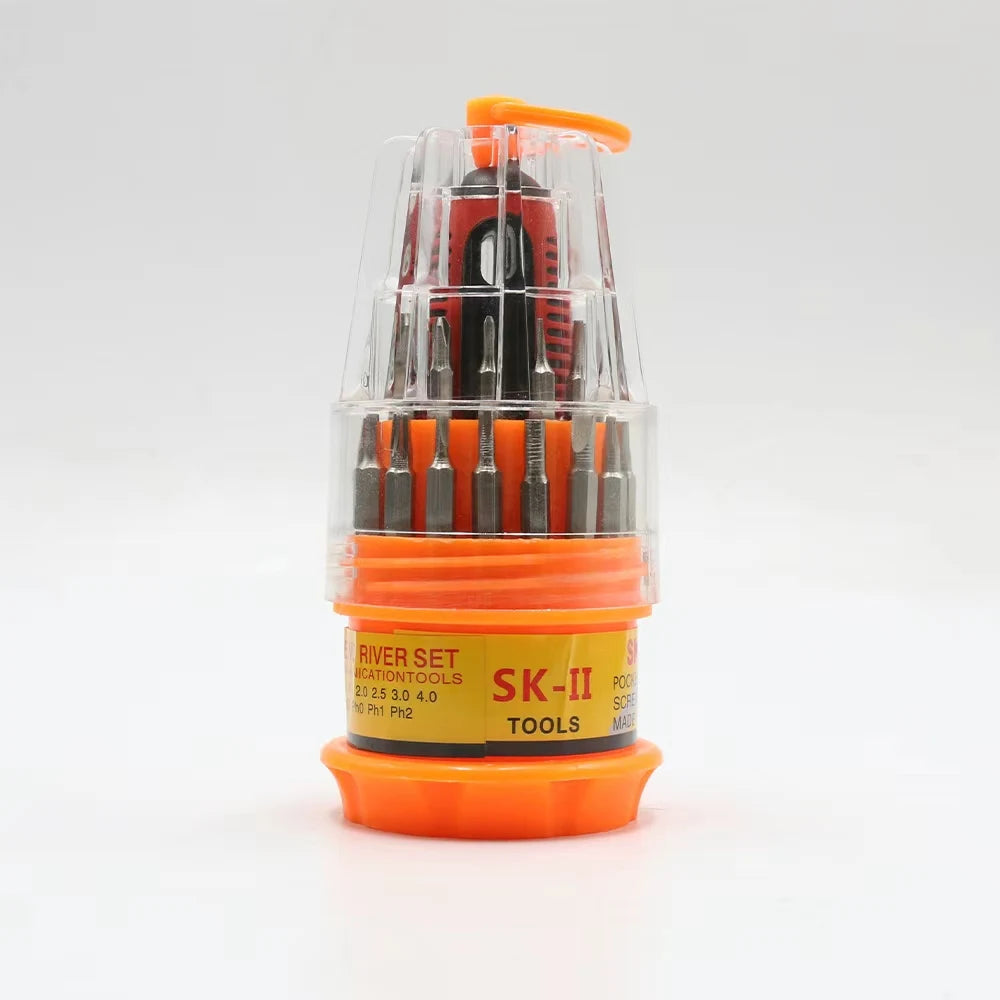 Factory in Stock 31pcs DIY Grade Household Multi-purpose Screwdriver Bit Set Pagoda-shaped Screwdriver Portable Mini Tool Set