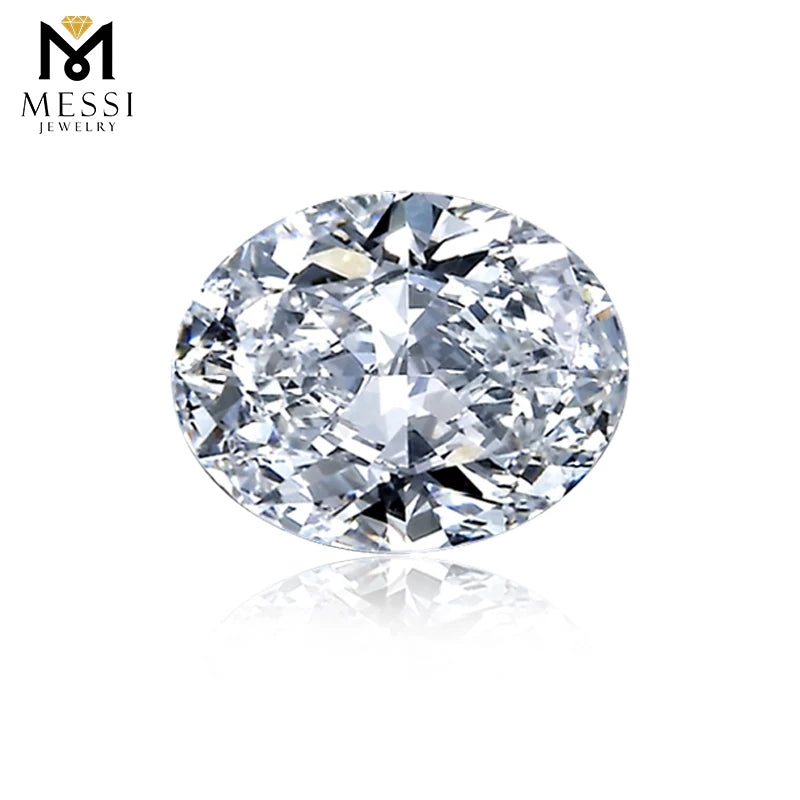 IGI  Certificated 1ct 1.5ct 2.0ct Oval Wholesale Lab Created Diamond HPHT CVD Lab Grown Diamond