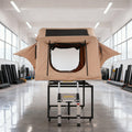 Aluminum Frame Tent Outdoor Emergency Sleeping Tent Suv Off Road Camping Truck Roof Top Car Tent With Telescopic Stair