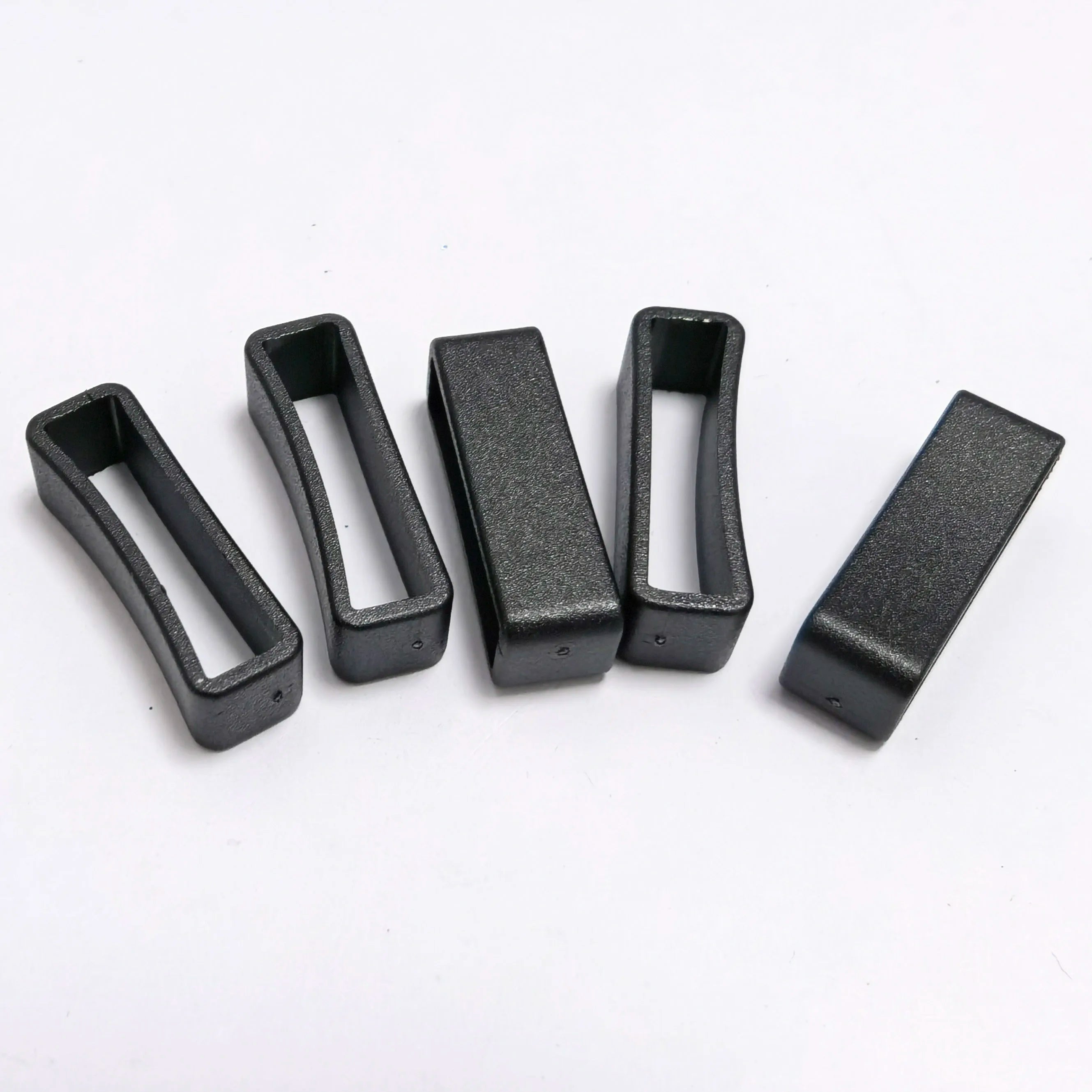 Rectangle Plastic Keepers Clips for Straps Webbing Belt Ribbon Buckle (1" 25mm)