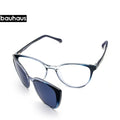X3193 Bauhaus Ready Latest Design Fashion Transparent High End Magnetic Clip on Sunglasses