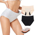 High Waist 4 Layers Cotton Menstrual Panties Reusable Leakproof Period Underwears Breathable Culotte Menstruelle Soft Briefs