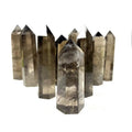 Wholesale Natural Crystal Healing Quartz Crystal Wand Tower Smoky Quartz Point for Decoration