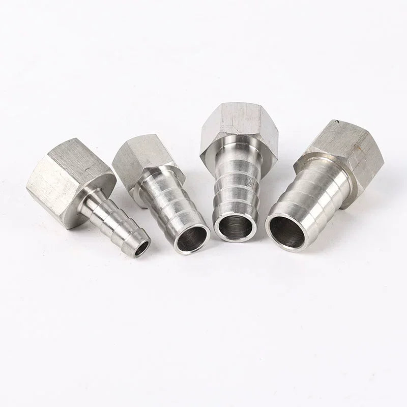 8mm 10mm 12mm 13mm 15mm 20mm 25mm Hose Nozzle BSP Female Thread Pagoda Joint Hexagon Hose Coupling Pipe Fitting Female Thread