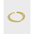 Simple Design Fine Jewelry S925 Sterling Silver Twist Thin Cute Open Ring for Women YH219