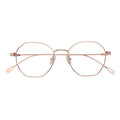 Fashion Metal Frame Metal Glasses Eyewear Eyeglasses Wholesale Clear Transparent Anti Blue Light Blocking Glasses
