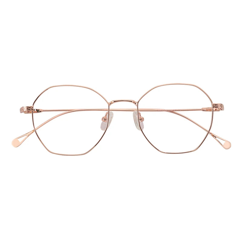 Fashion Metal Frame Metal Glasses Eyewear Eyeglasses Wholesale Clear Transparent Anti Blue Light Blocking Glasses