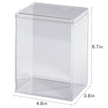 Round Corner  Funko POP Game Box Plastic POP Stack Hard Case Interlocking Lucite Vinyl Protector for 4" Inch Funko POP