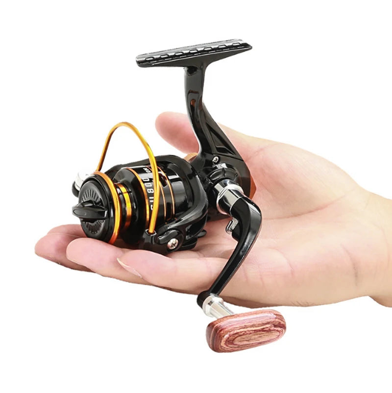 800 Size 5kg Drag Spinning Fishing Reels Metal Freshwater & Saltwater Reel Rock Fishing Mini Spinning Reels