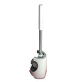 Highly Efficient Soft TPR Bathroom Clean Brush Plastic Toilet Silicone Bowl Brush Set with Holder